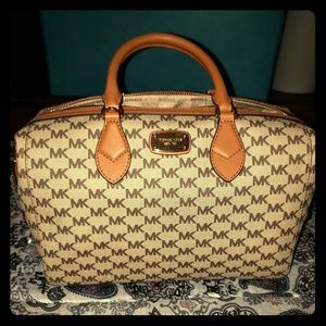 Tan Michael Kors handbag